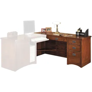 Desk for Left Hand Facing Keyboard Return