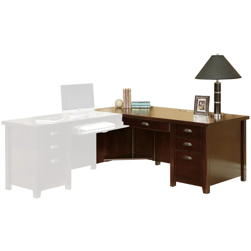 Left Hand Facing Keyboard Return for 68 Executive Desk
