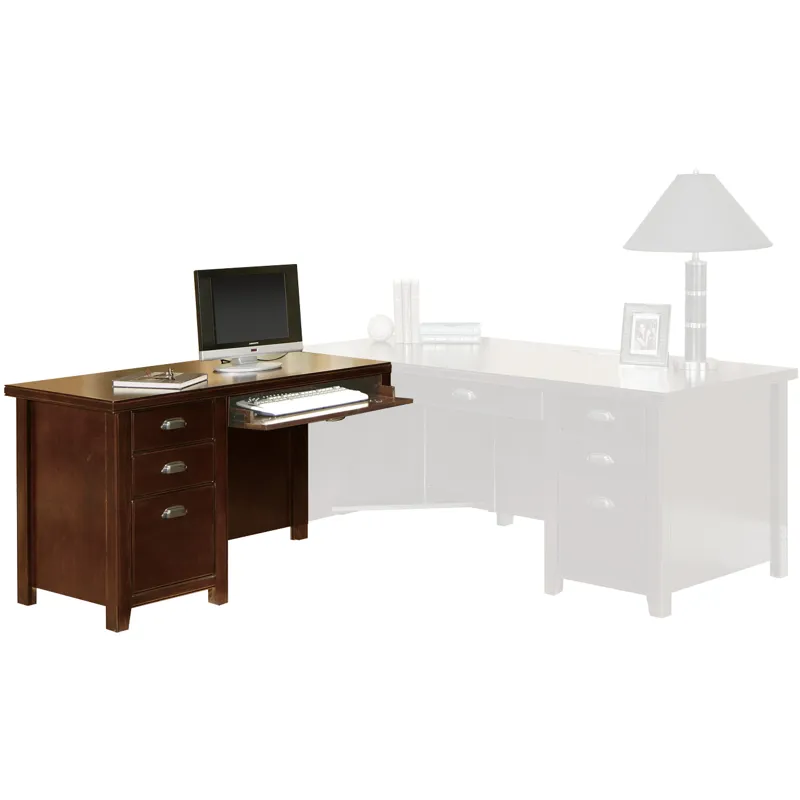 Left Hand Facing Keyboard Return for 68 Executive Desk