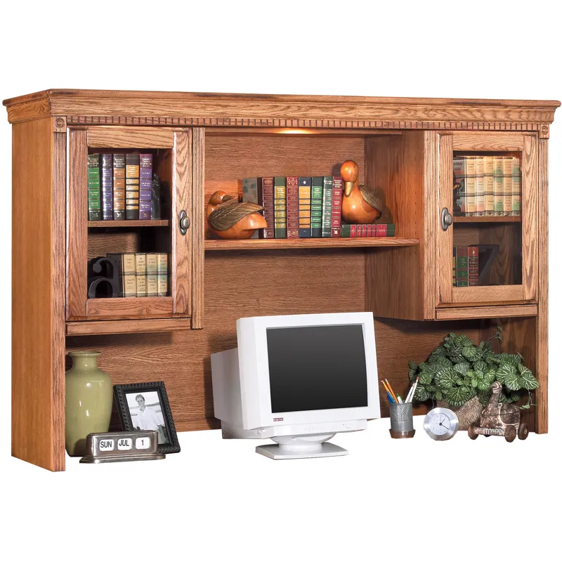 Storage Hutch w/ Pull-out Task Light Bridge