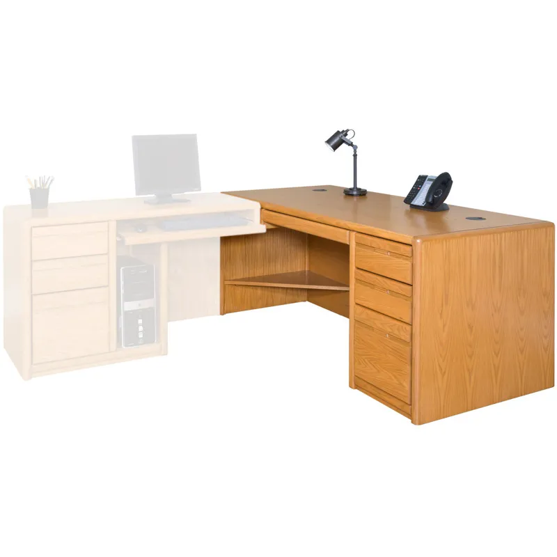 Desk for Left Hand Facing Keyboard Return