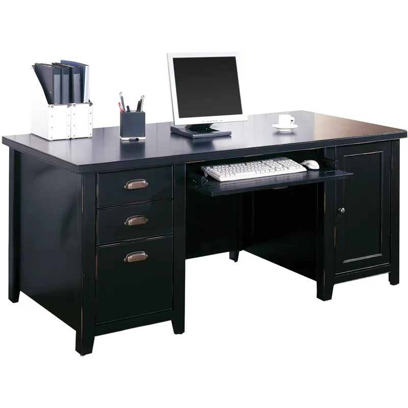 Double Pedestal Computer Desk