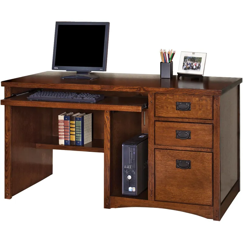 Single Pedestal Computer Desk