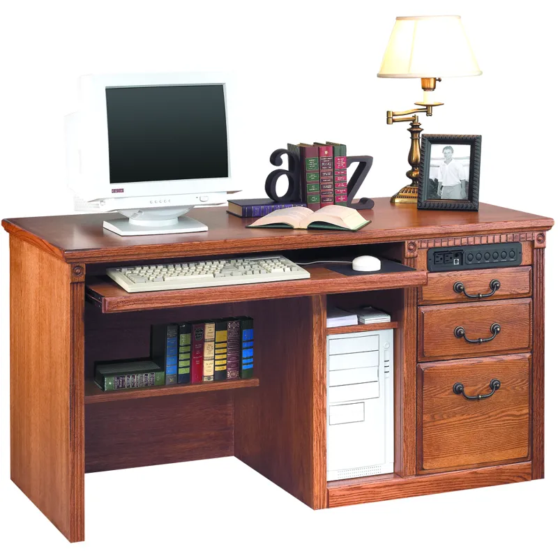 Single Pedestal Computer Desk