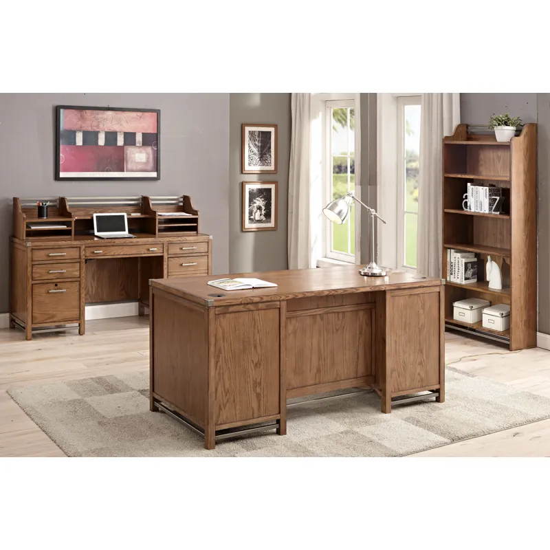Double pedestal desk