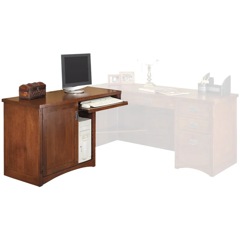 Left Hand Facing Keyboard Return for 68 Executive Desk