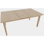 4260 Oak Square/Rectangle Table with Shaker Leg