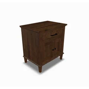 South Port Nightstand 5 - Rustic Cherry