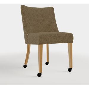 Dutton Chair w/Casters - Wormy Maple