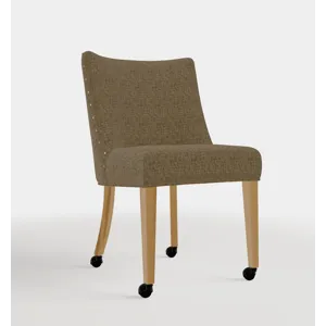 Dutton Chair w/Casters - Wormy Maple