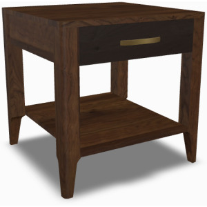 Toulon Square/Rectangle End Table - Rustic Cherry