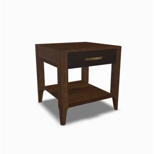 Toulon Square/Rectangle End Table - Rustic Cherry