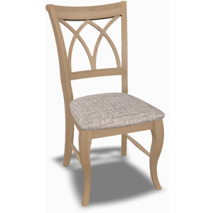 Adams Side Chair w/Fabric Seat- Maple