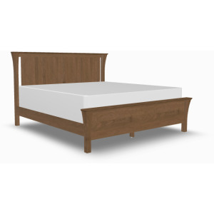 Marco King Panel Bed w/Low Footboard - Rustic Cherry