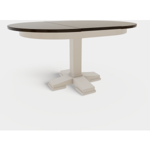 Single Olympus Oval/Round Table - Oak