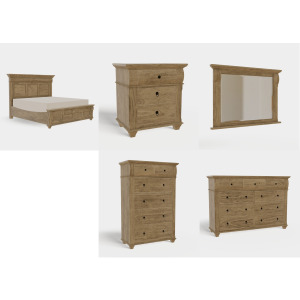 Bartlett's Island 5 PC King Bedroom Set