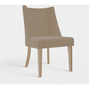 Grace Side Chair - Stone Fabric & Wormy Maple