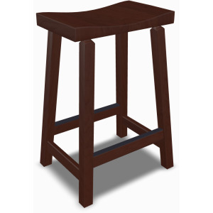 Saddle Counter Barstool 