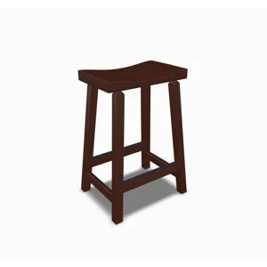 Saddle Counter Barstool 