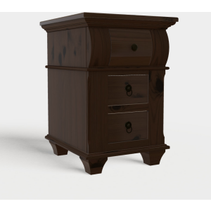 Bartlett's Island Nightstand 8 - Rustic Cherry