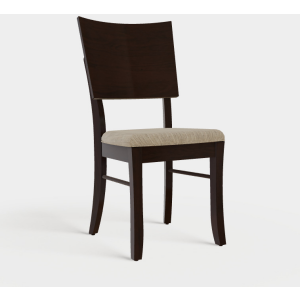 Fresno Side Chair w/Upholstered Seat - Maple