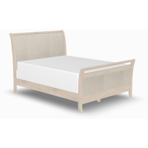 Adrienne Queen Upholstered High Footboard Bed