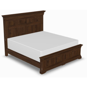 Longmeadow King Panel Bed w/ Low Footboard
