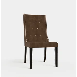 Thea Chair w/Leather Seat &amp; Back - Maple