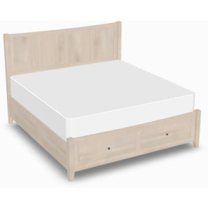 Atwood King Panel Drawer End Bed