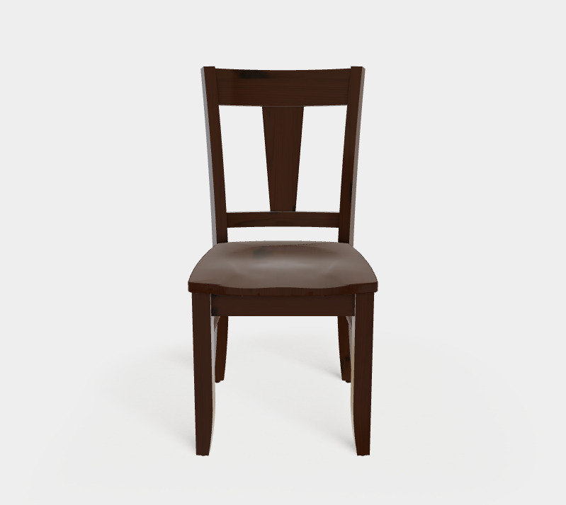 Bakersfield Side Chair w/Wood Seat Rustic Cherry BAK2604R WSTN 113 by MAVIN at TownHouse