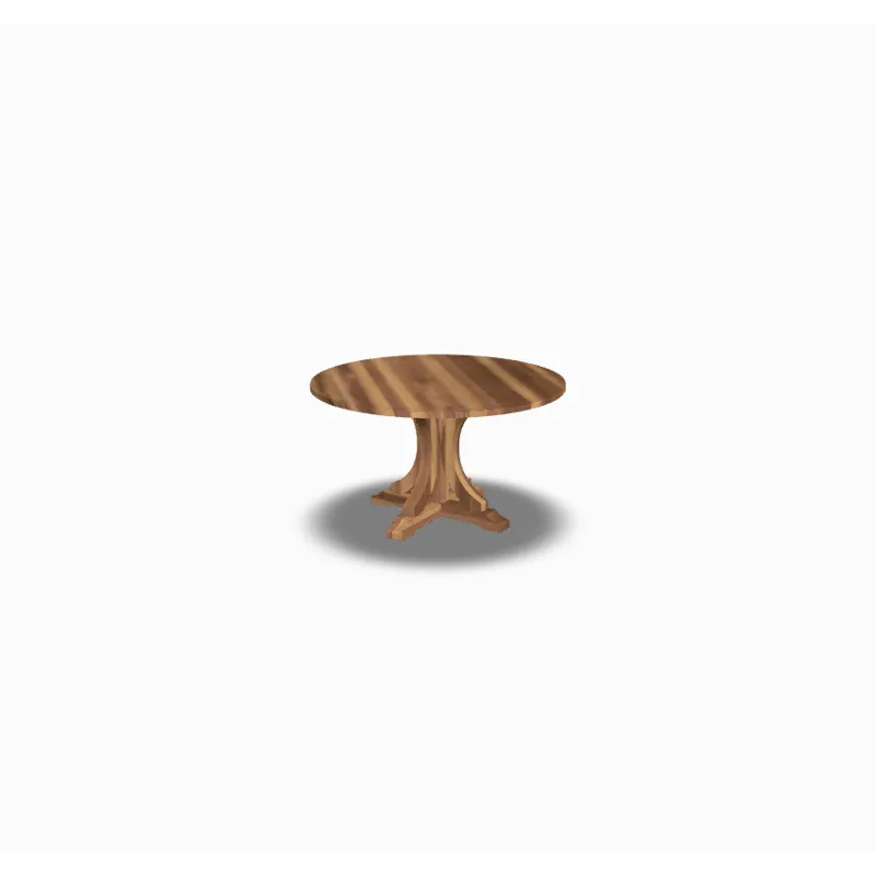 Plank Round Dining Table