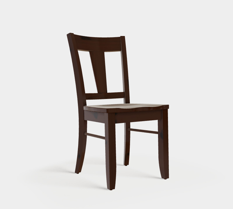 Bakersfield Side Chair w/Wood Seat Rustic Cherry BAK2604R WSTN 113 by MAVIN at TownHouse