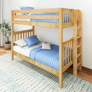 Classic Twin Bunk Bed - Natural Birch Slats
