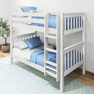 Classic Twin Bunk Bed - Classic White Slats