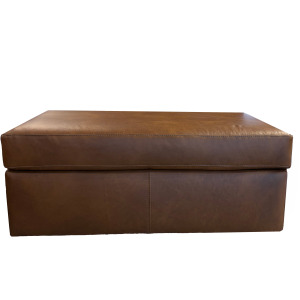 Leather Ottoman
