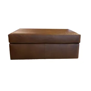Leather Ottoman