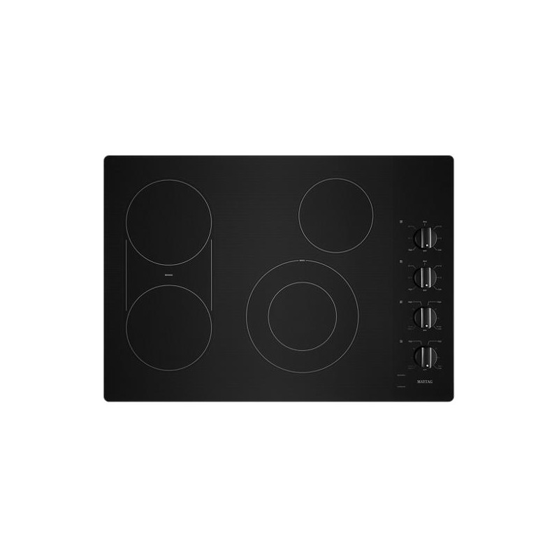 30Inch Electric Cooktop with Reversible Grill and Griddle MEC8830HB by