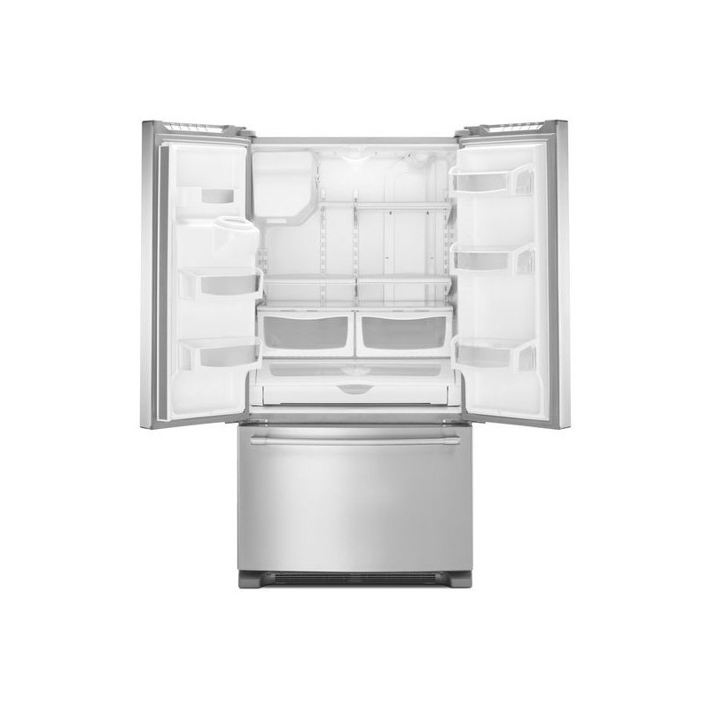 36 Inch Wide French Door Refrigerator with PowerCold® Feature 25 Cu