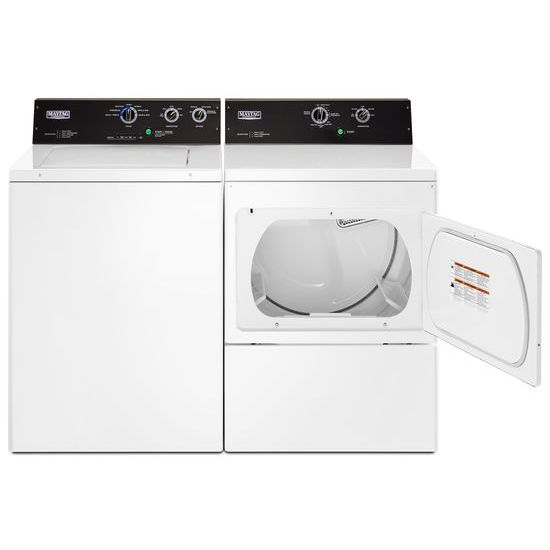 3.5 cu. ft. CommercialGrade Residential Agitator Washer MVWP575GW by Maytag at Missouri Furniture