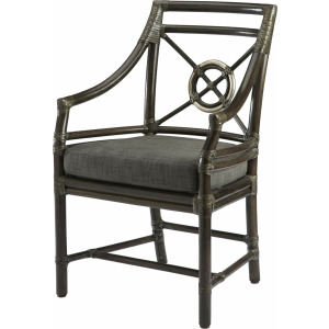 McGuire Originals Rattan Target Arm Chair