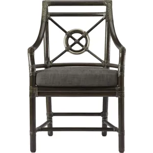 McGuire Originals Rattan Target Arm Chair