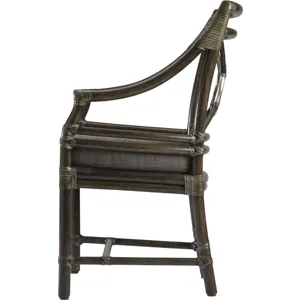 McGuire Originals Rattan Target Arm Chair