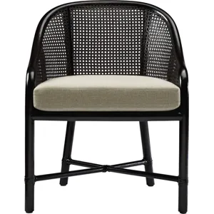 McGuire Originals Caned Barrel Chair