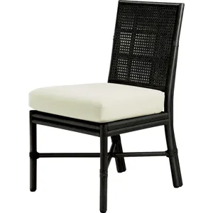 McGuire Originals Square Back Caned Side Chair