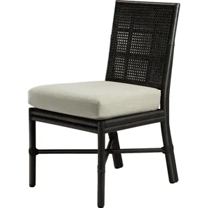 McGuire Originals Square Back Caned Side Chair