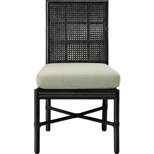 McGuire Originals Square Back Caned Side Chair