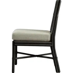 McGuire Originals Square Back Caned Side Chair
