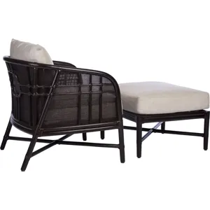 McGuire Originals Plaid Lounge Chair