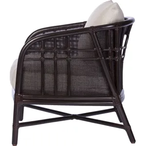 McGuire Originals Plaid Lounge Chair