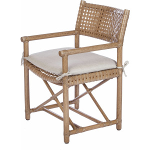 Antalya Laced Rawhide Arm Chair